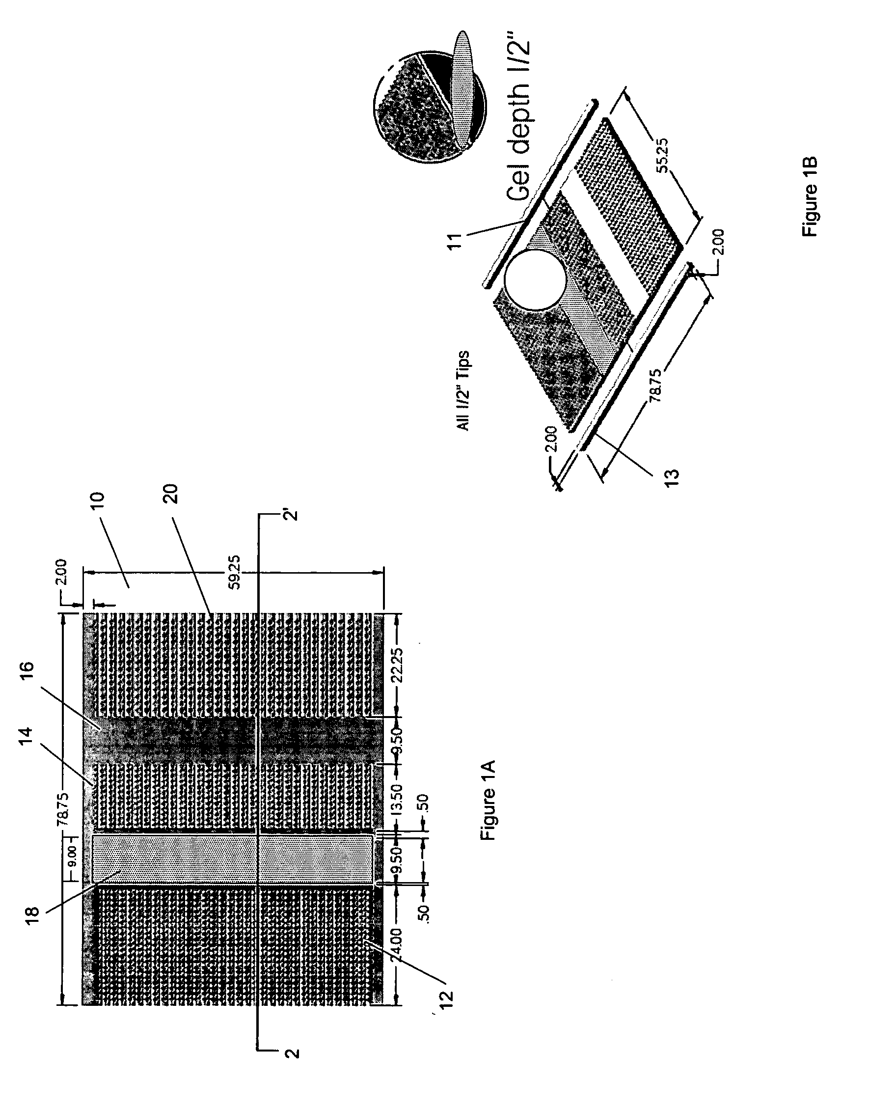 Mattress or mattress pad with gel section