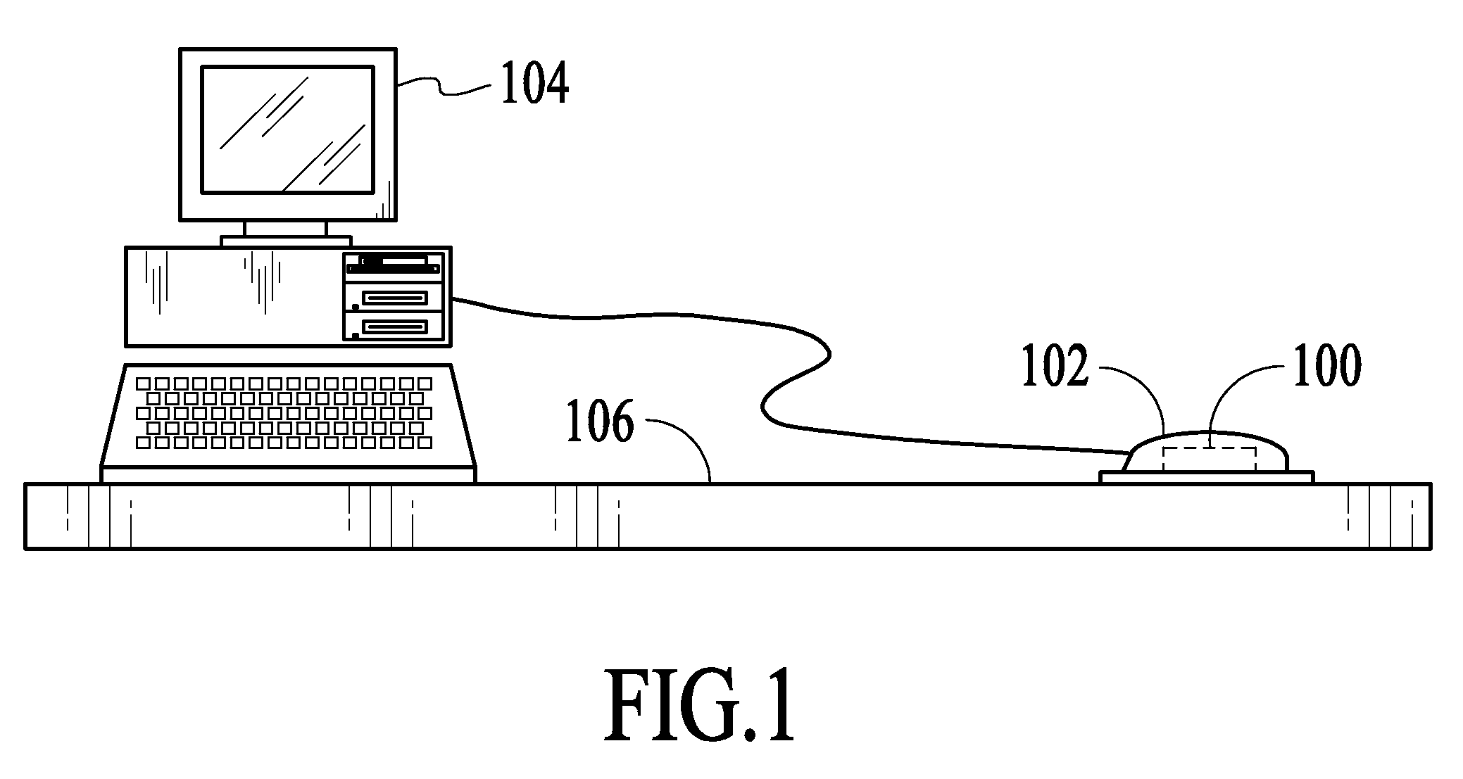 System and method for performing optical navigation using horizontally oriented imaging lens