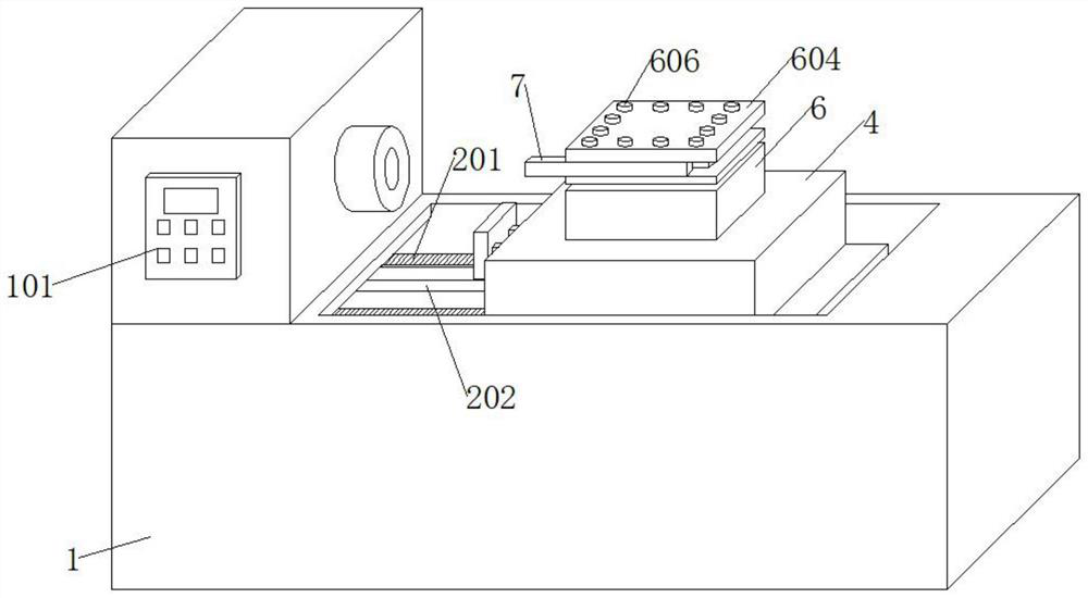 Knife collision prevention device used on knife rest of numerical control machine tool