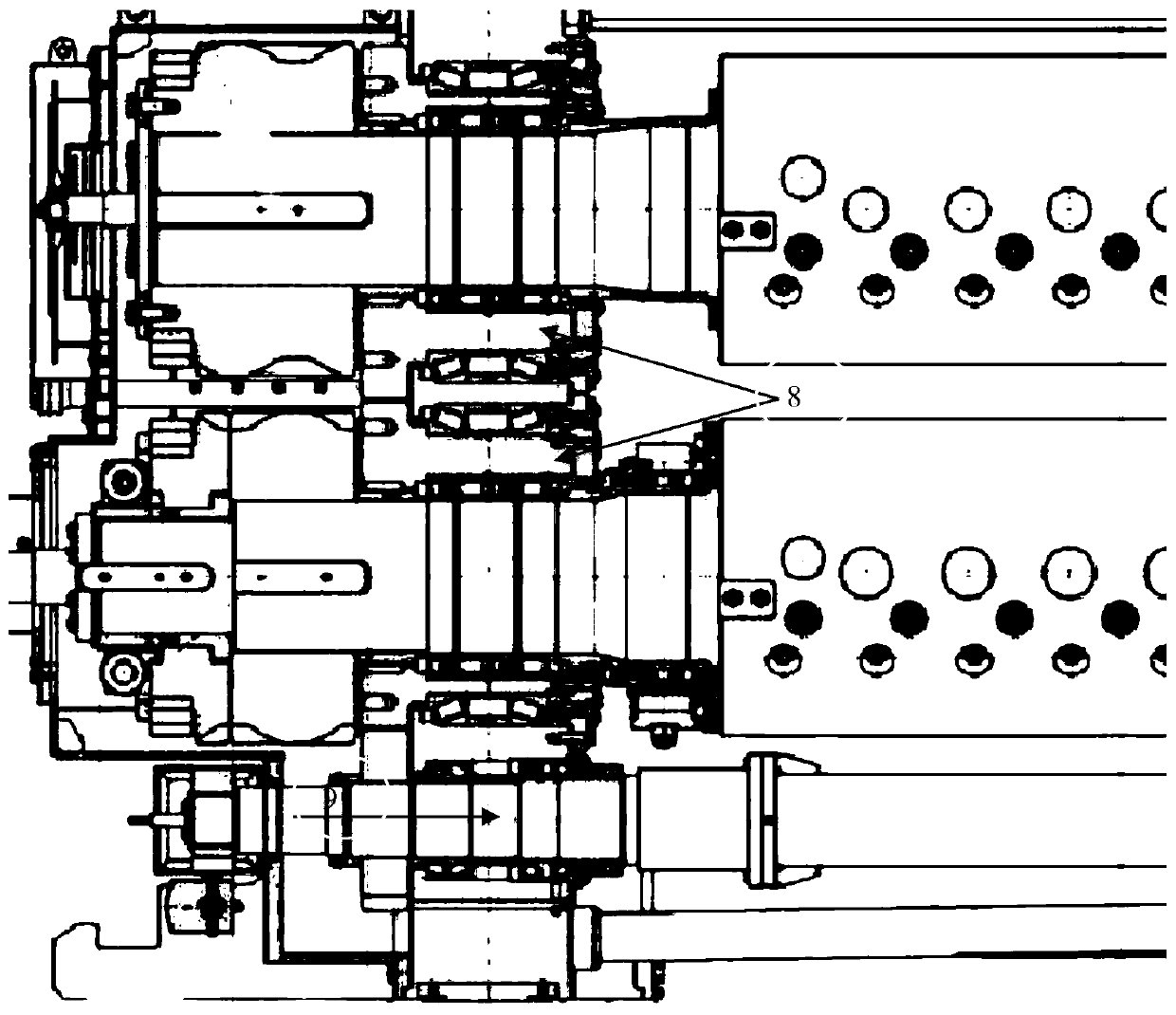 Device and method for calibrating zero positions of continuous casting-and-rolling high-speed flying shear rotating drum and equipment