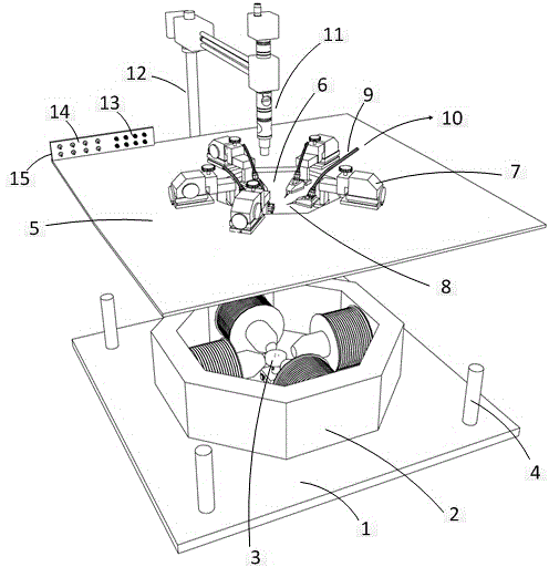 Two-dimensional magnetic field probe table measuring system