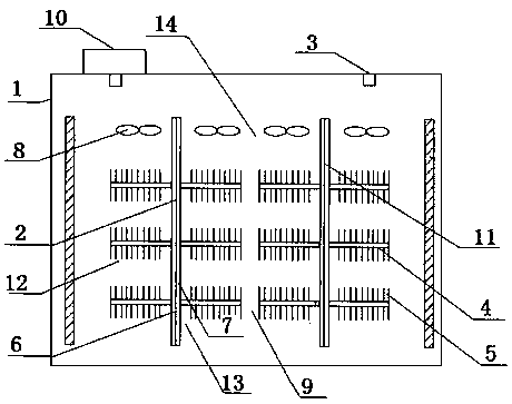 Power distribution cabinet dehumidification system based on semiconductor cooling plates