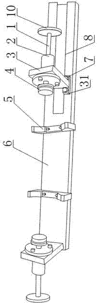 Muffling tube opening check tooling