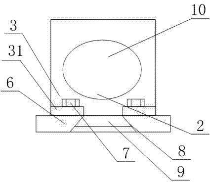 Muffling tube opening check tooling