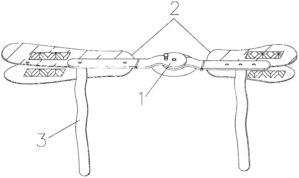 Quick fixing and binding device for multi-part fracture site treatment