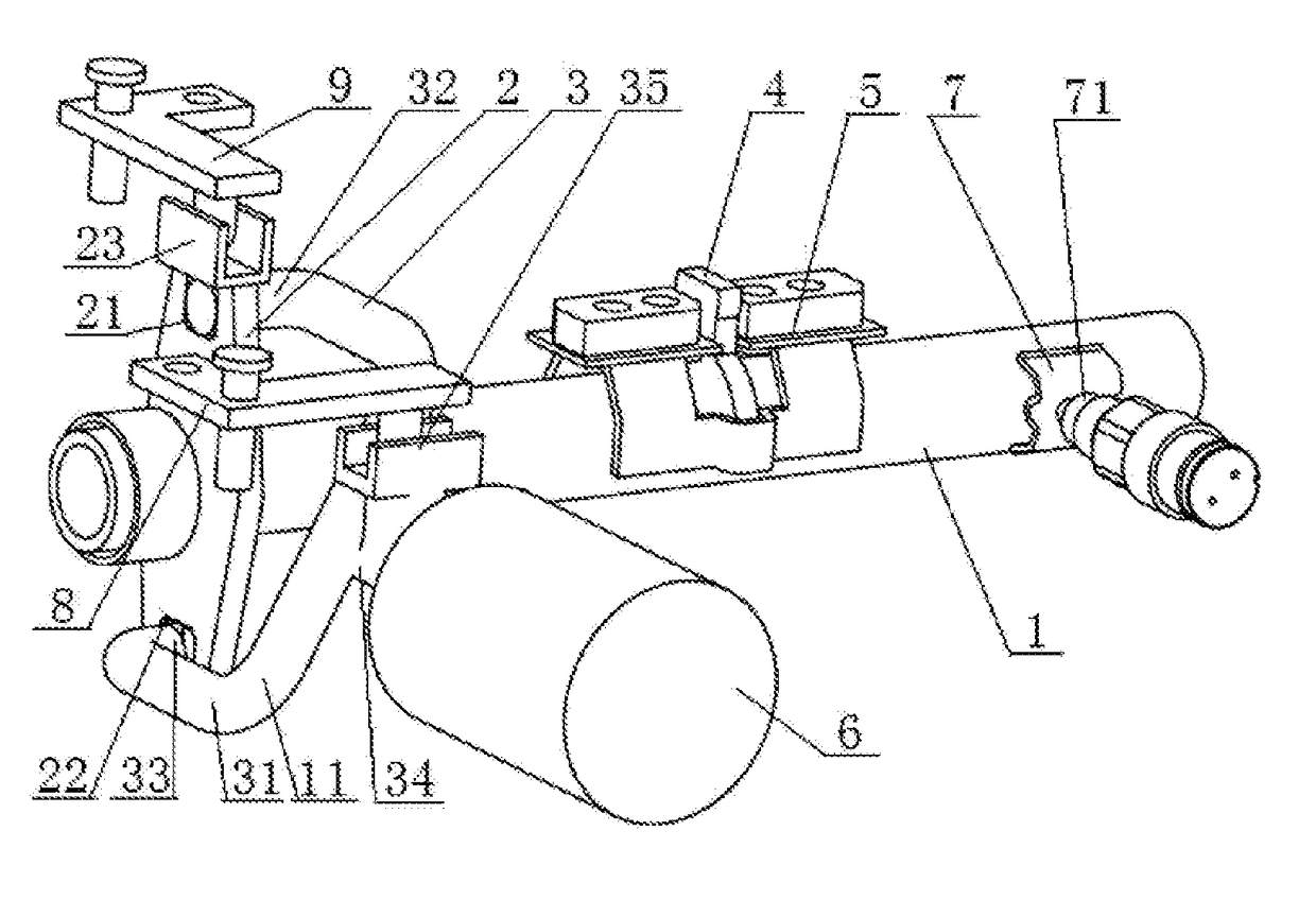 Universal operating device for overdrive gearbox and use method thereof