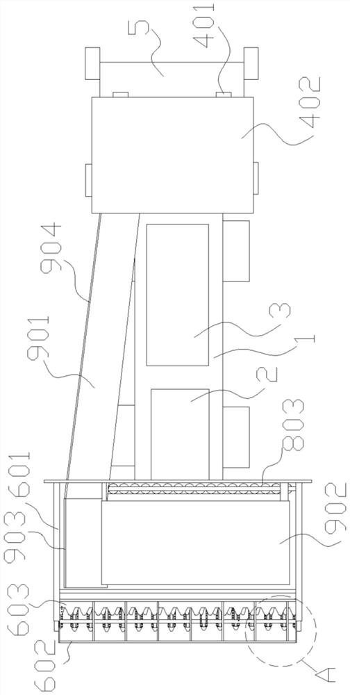 Industrial hemp harvesting device and method