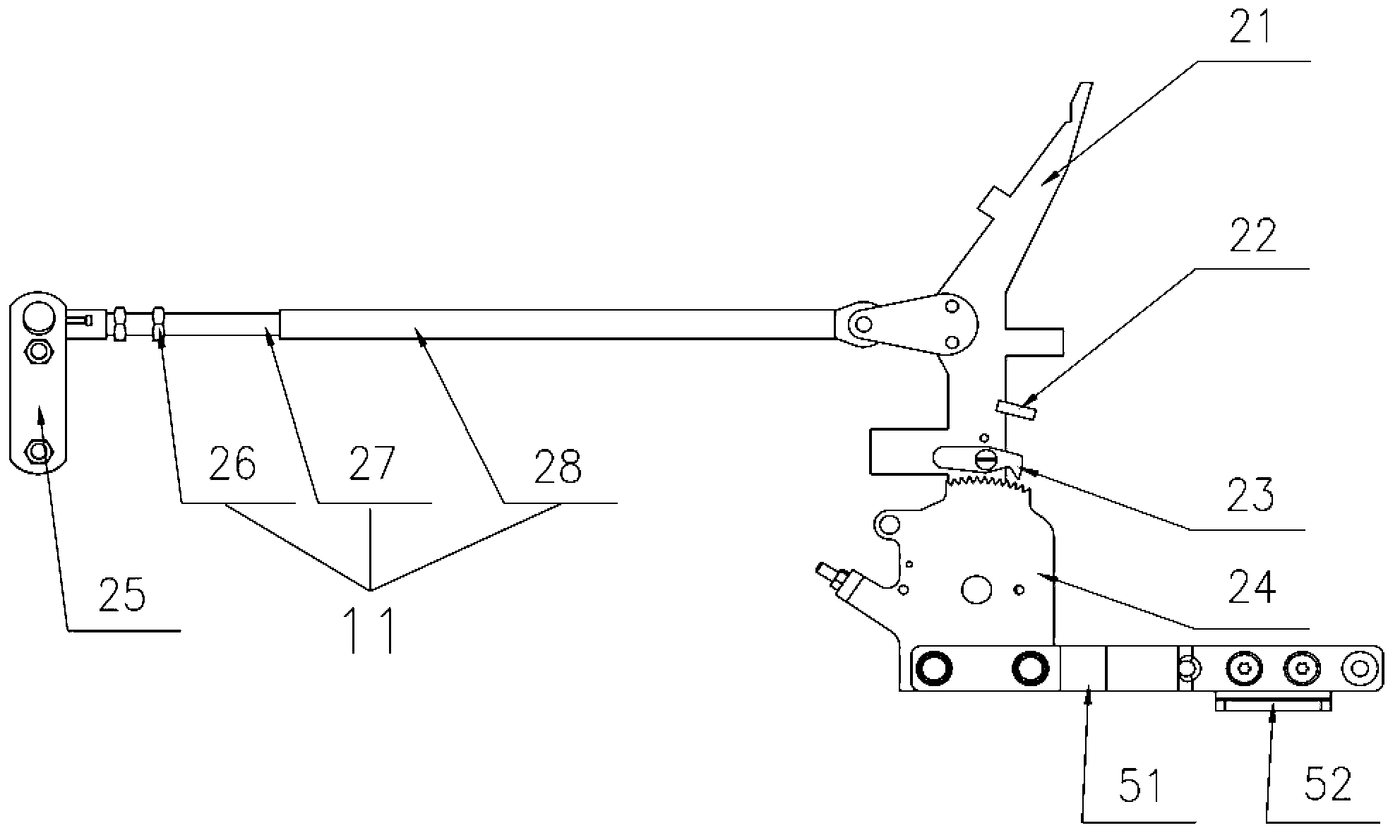 Manual control device for accelerator and brake system of automobile