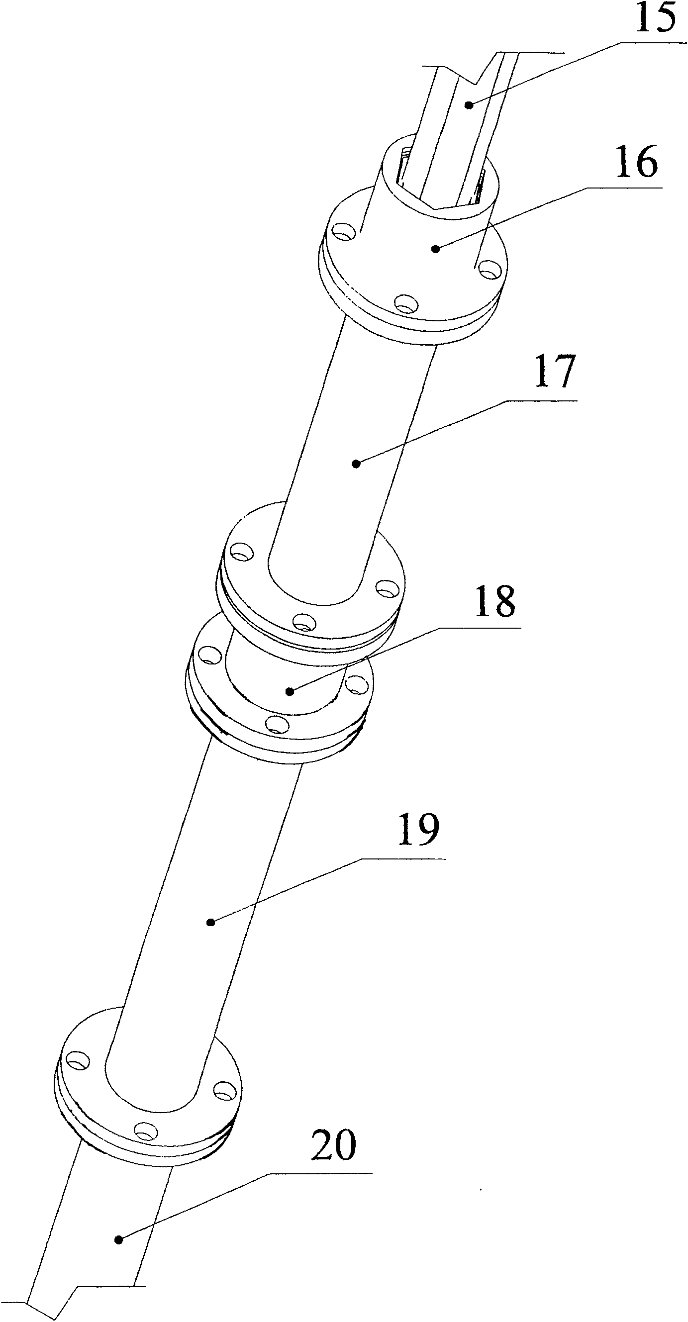 All opening and closing winding and unwinding device for top film and shading and insulating layer