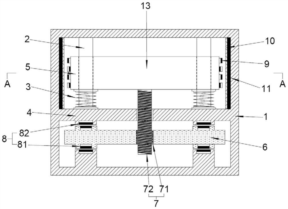 Magnetic lead screw type eddy current damper with negative stiffness nonlinear energy trap