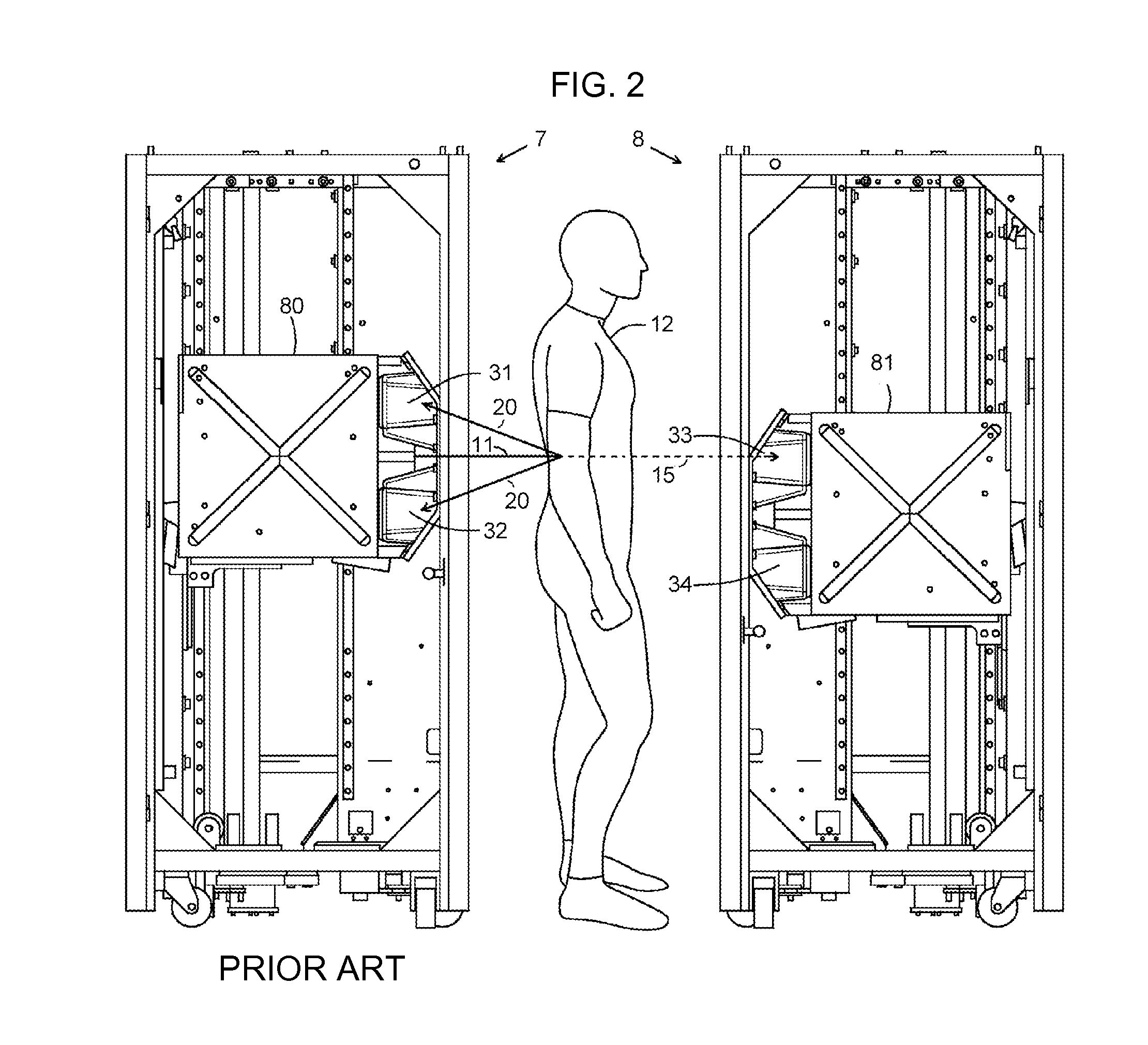 Body Scanner With Improved X-ray Transmission Imaging