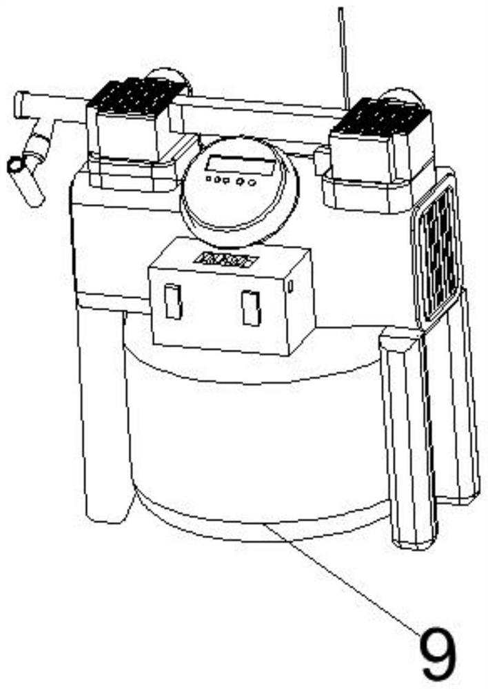 Efficient intelligent air compressor water leakage detection auxiliary equipment