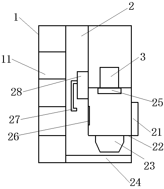 Express item automatic-taking cabinet applied to express delivery