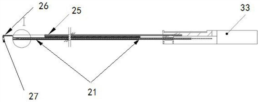 Suture device for deep channel