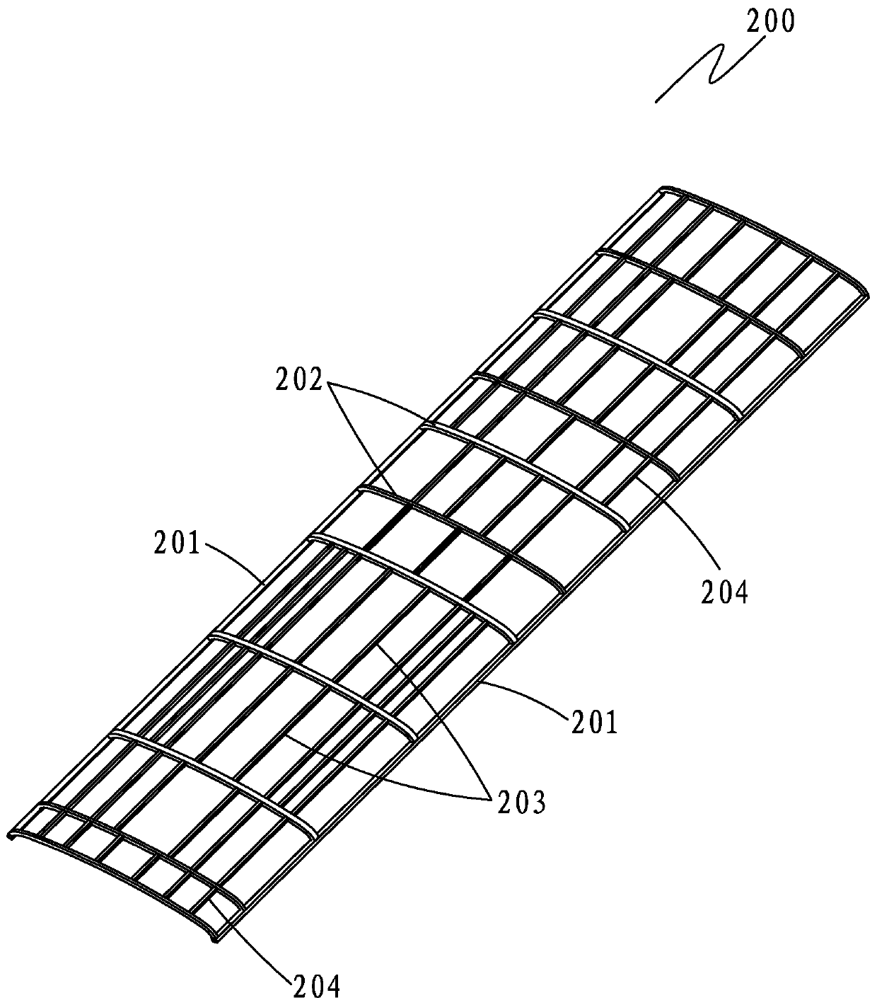 Flexible rod piece storing and positioning frame