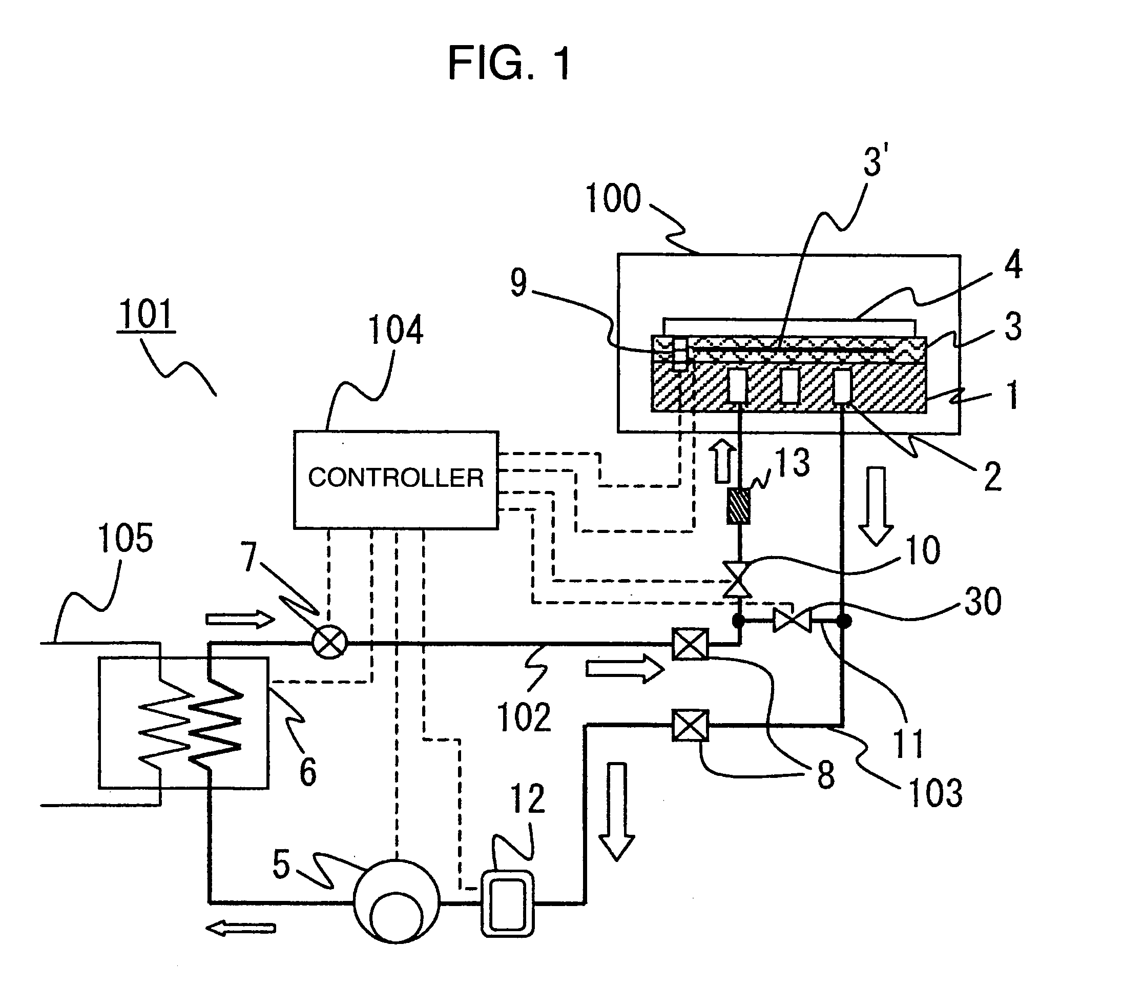 Plasma processing apparatus capable of adjusting temperature of sample stand