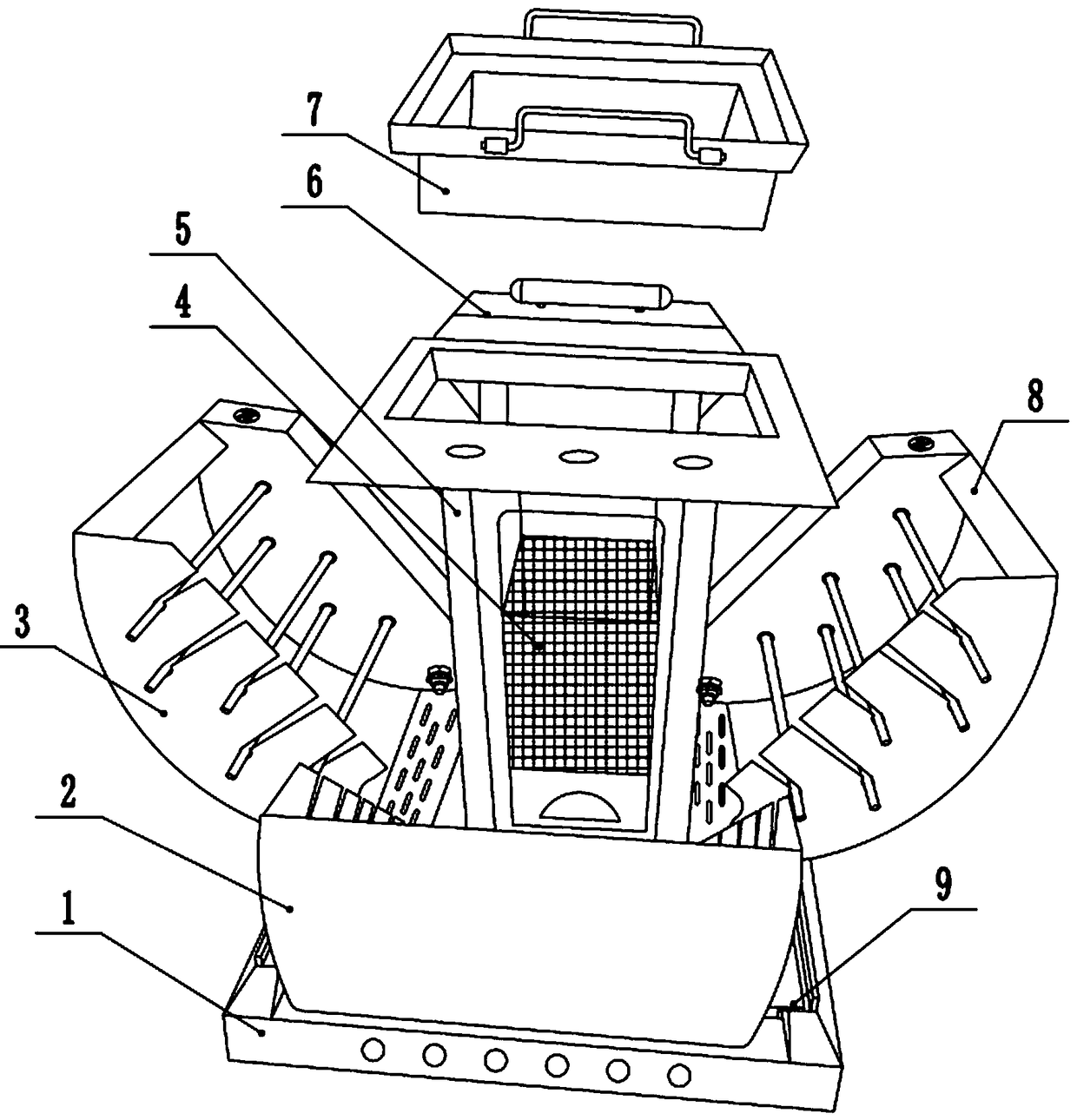 Automatic rapid smoke-free barbecue machine