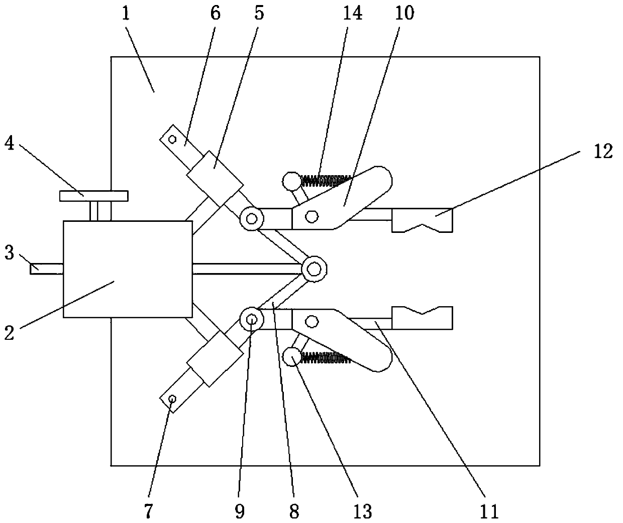 Clamping device capable of keeping constant clamping force for bearing