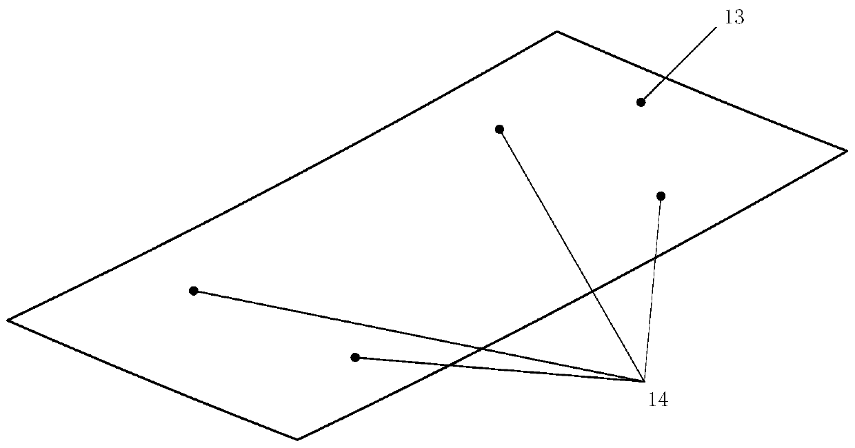 Combined manufacturing method of large-curvature double-curvature high-precision reflecting panel