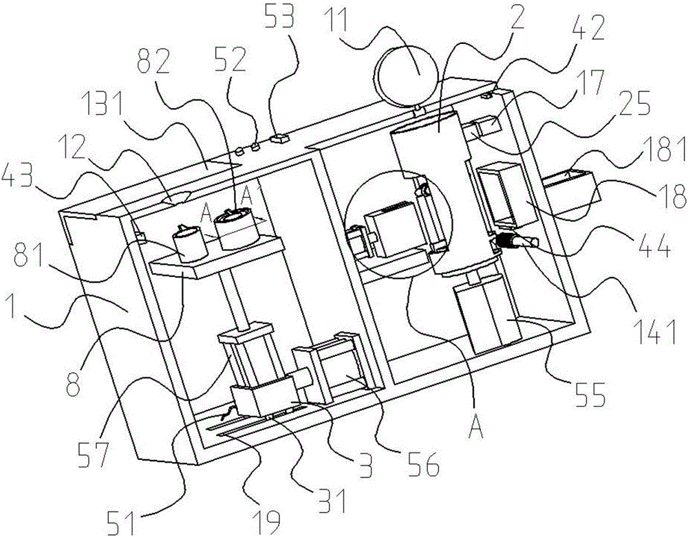 Tin rinsing device for wire connector