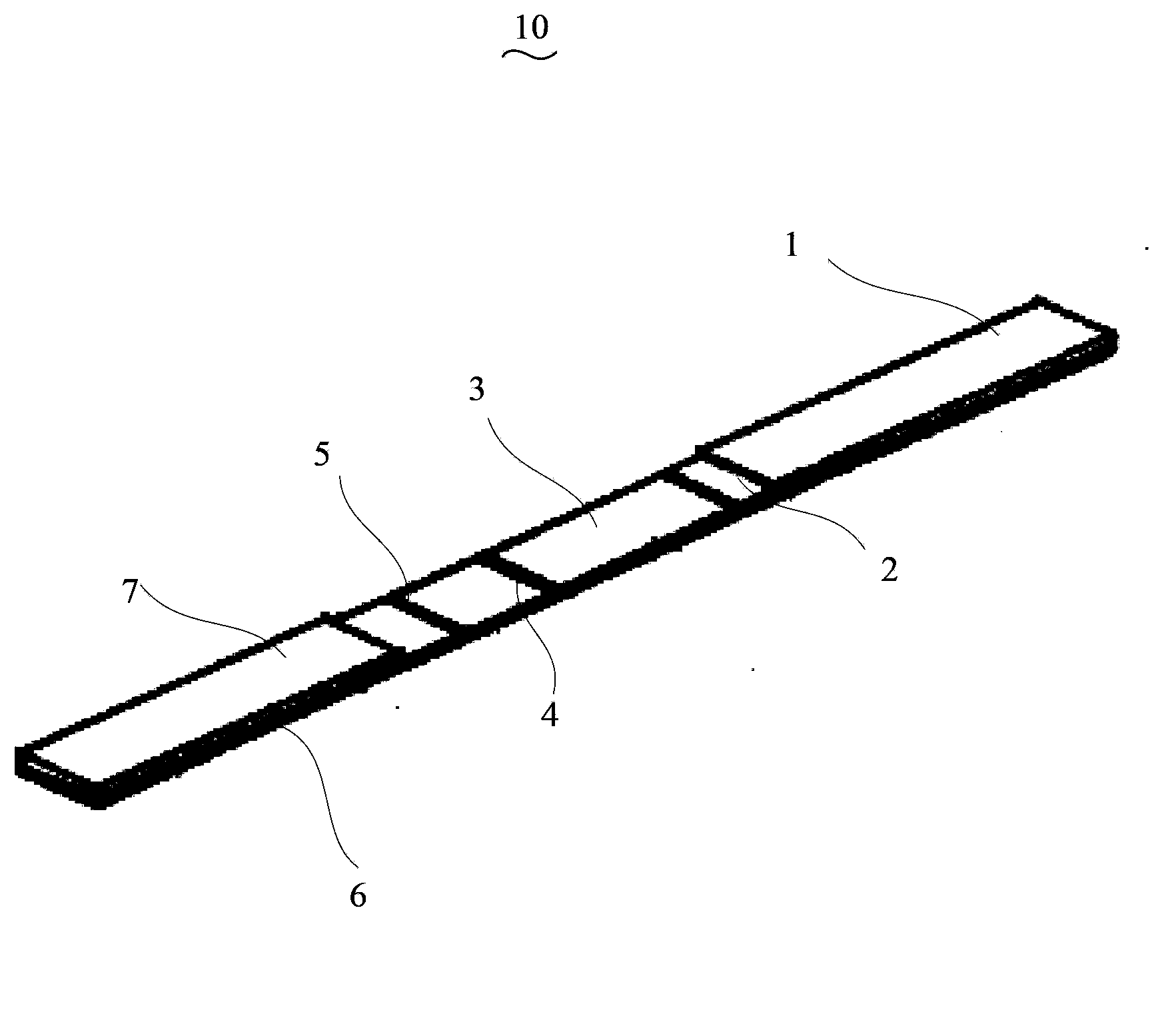 Tony red immunodetection test paper and preparation method thereof