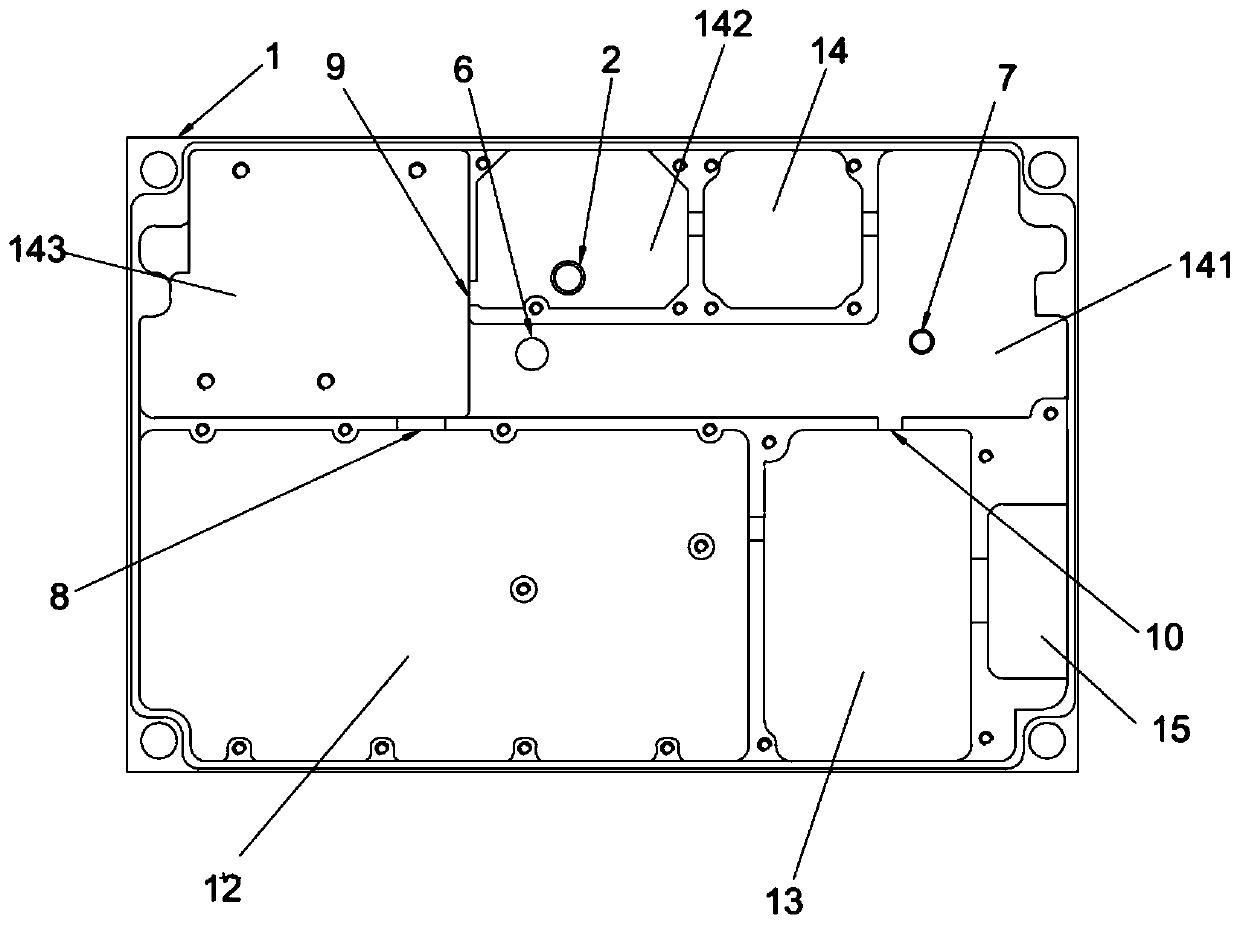 Up-converter module structure