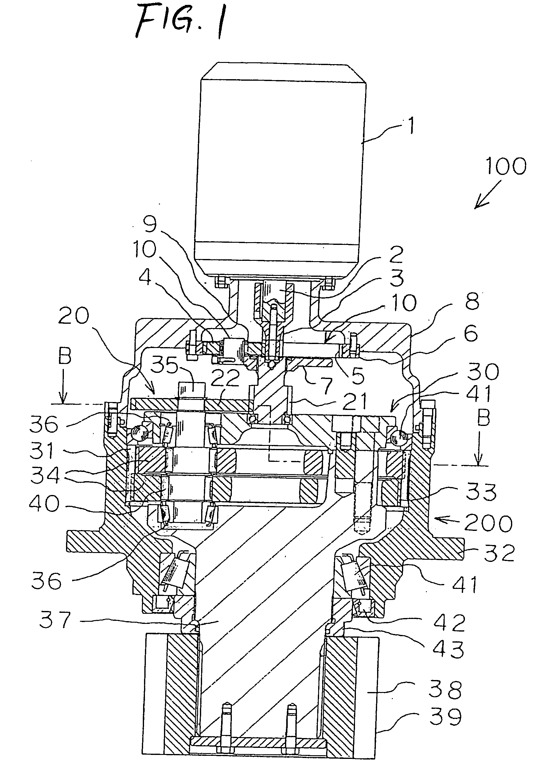 Speed reducer for use in yaw drive apparatus for wind power generation apparatus, and yaw drive method and apparatus for wind power generation apparatus using the speed reducer