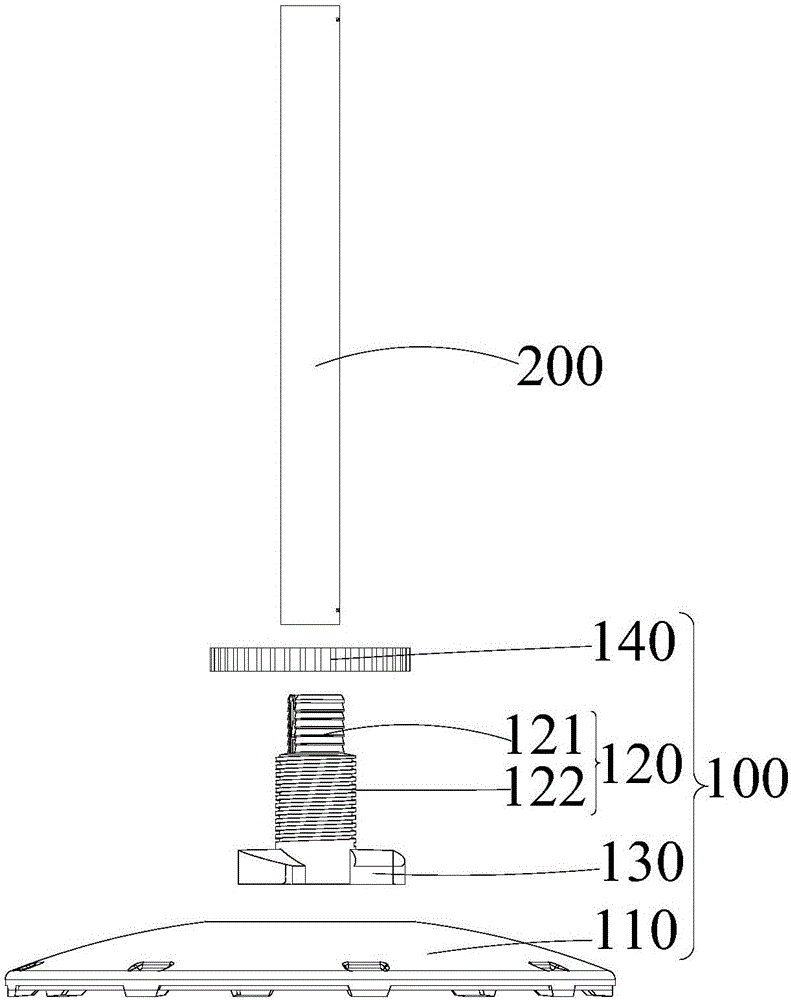 Floor type electric fan and base structure thereof