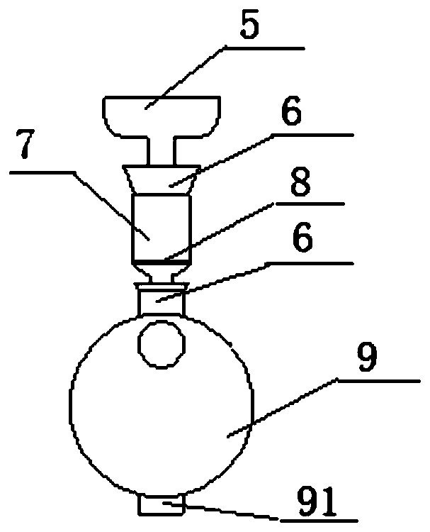 Method for determining gold content in cyanidation tail liquid