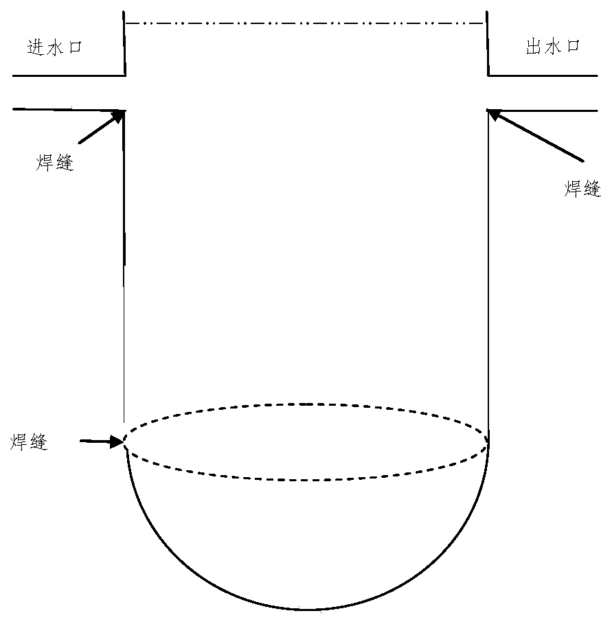 Underwater optical positioning algorithm applied to pressure vessel