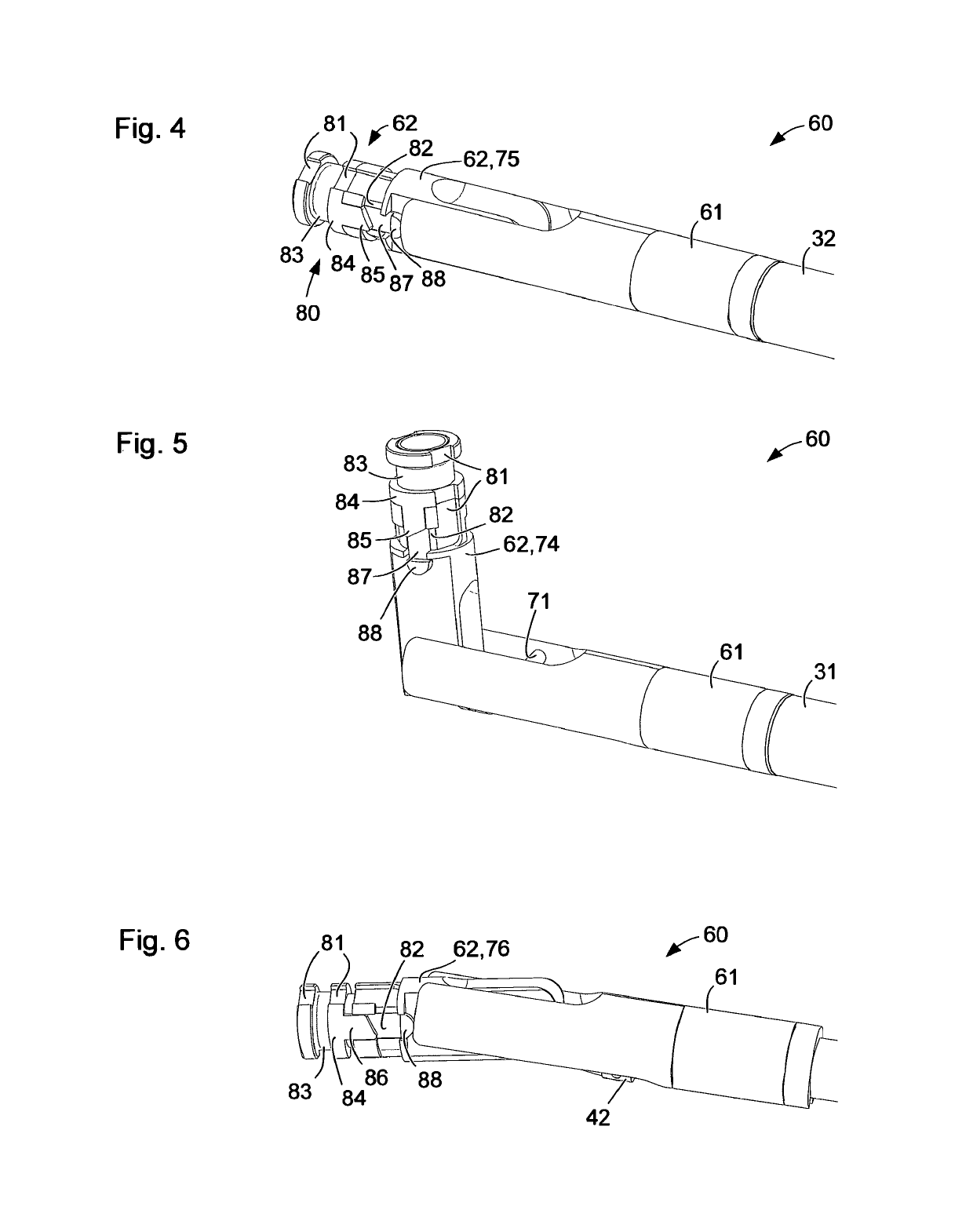 Medical instruments with bendable shaft