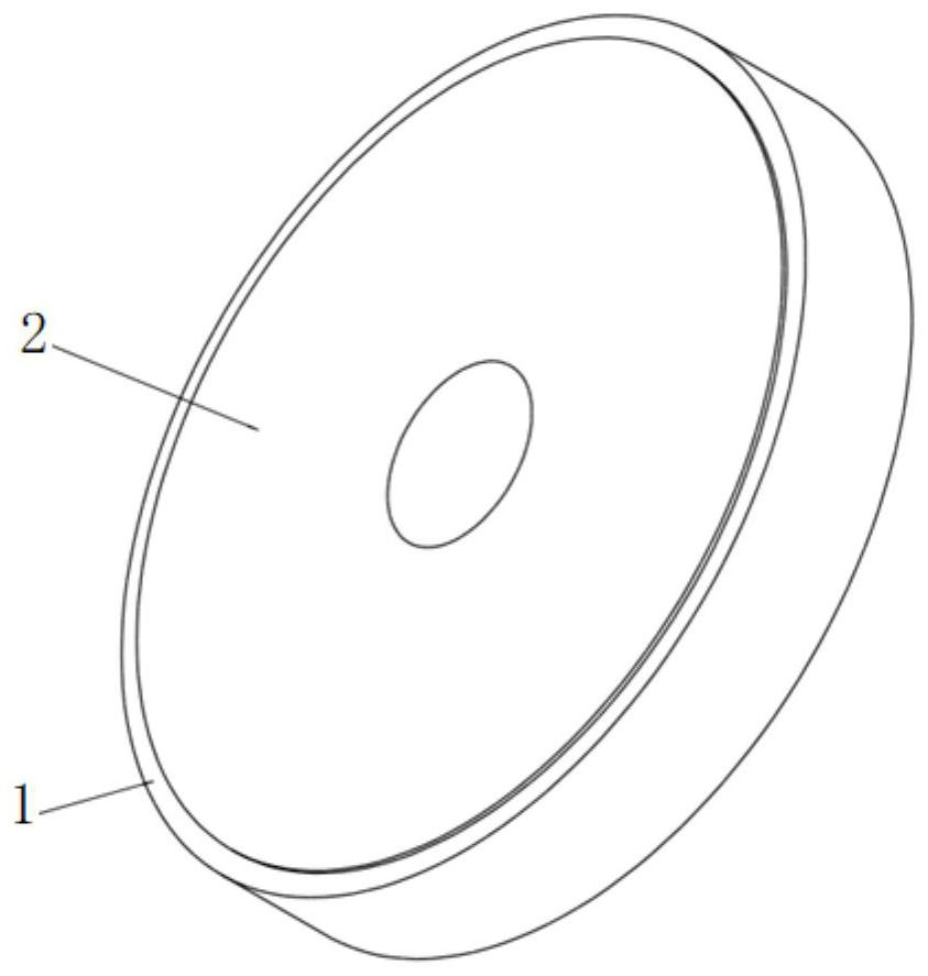 Resin-based diamond grinding wheel for grinding semiconductor plastic package body and manufacturing method of resin-based diamond grinding wheel