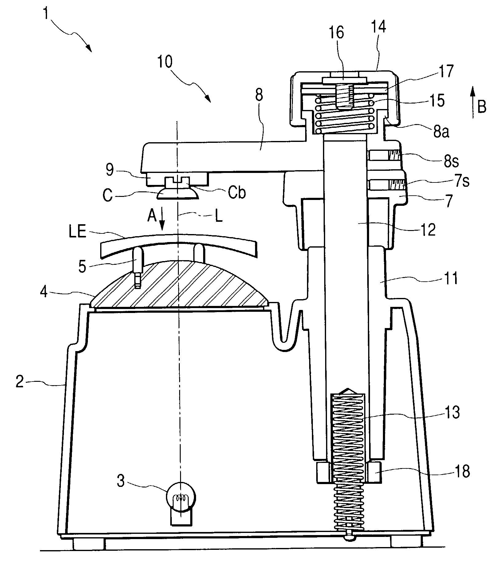 Cup attaching apparatus