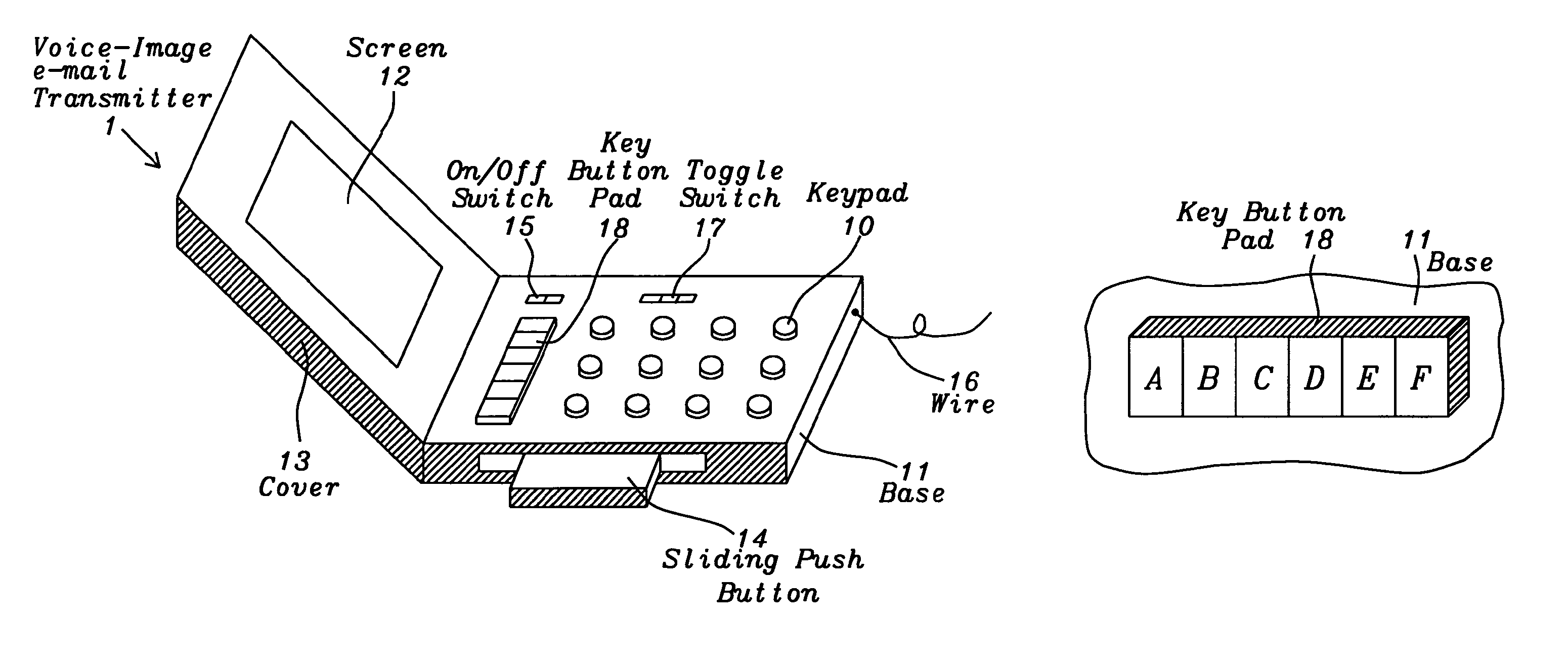 System and method for the emergency voice and image e-mail transmitter device