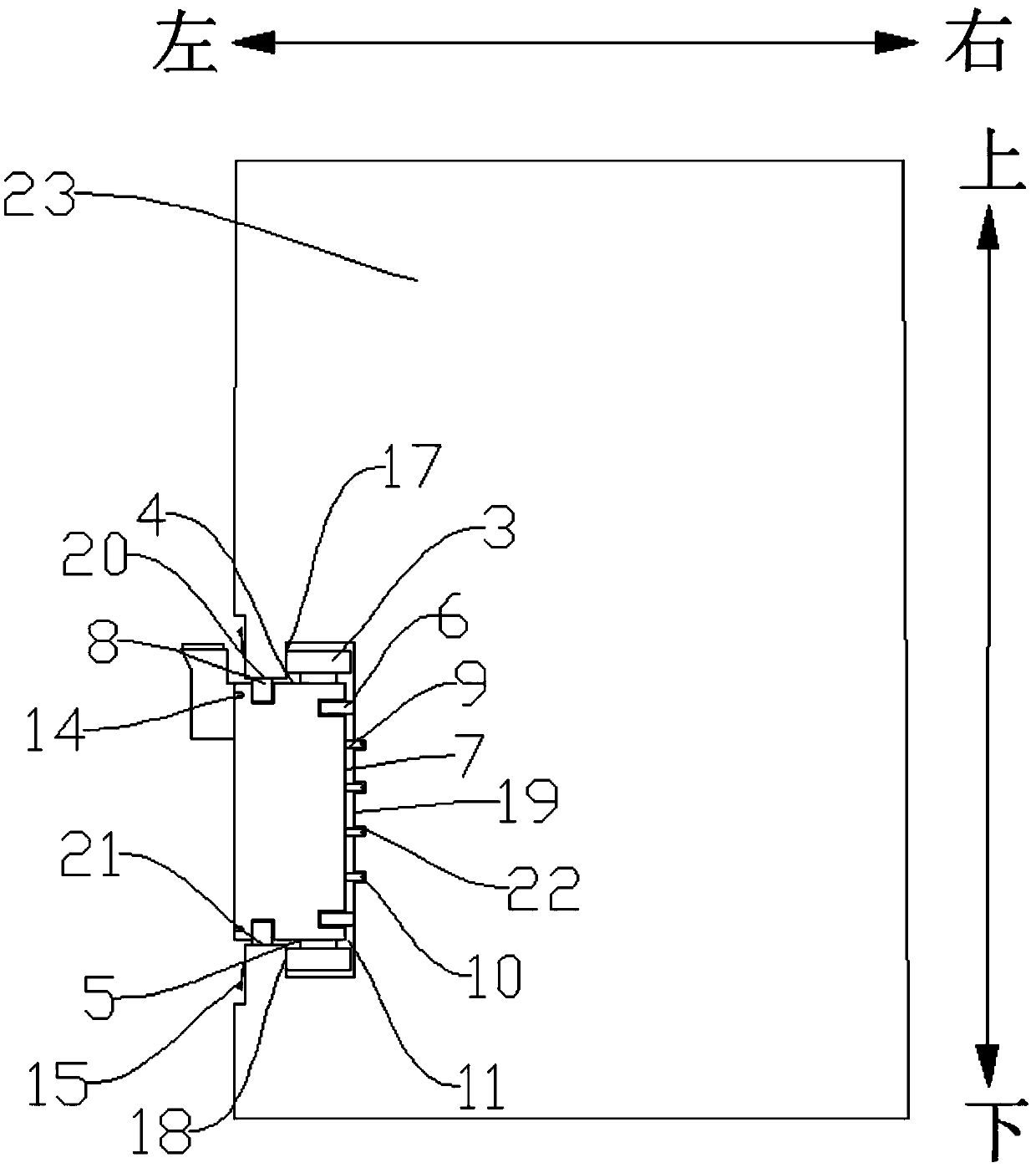 Moving axle counting device, track, track traffic system and control system