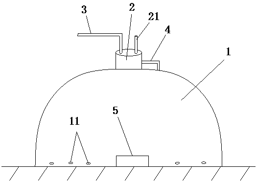 A quantitative self-opening and self-closing water and fertilizer slow seepage water bag