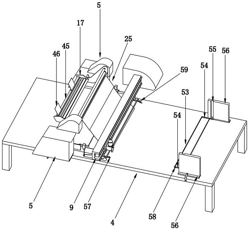 3D polyester fiber mattress production line and mattress production method thereof