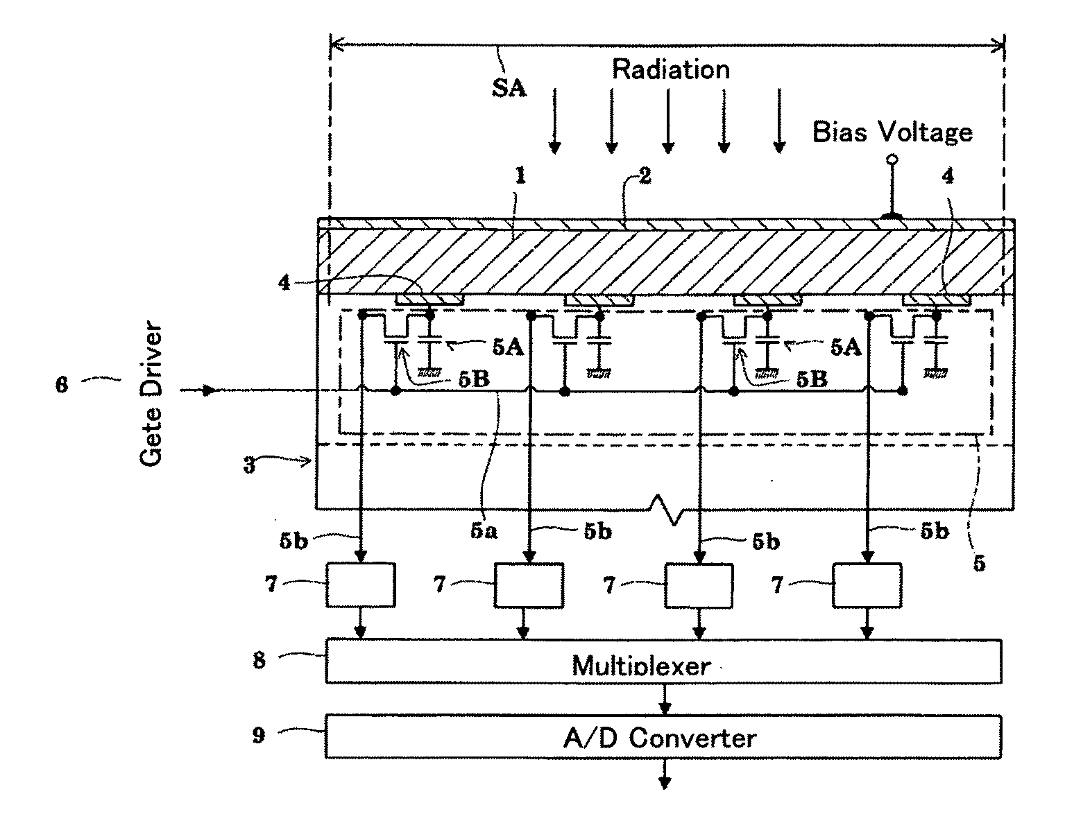 Radiation imaging element