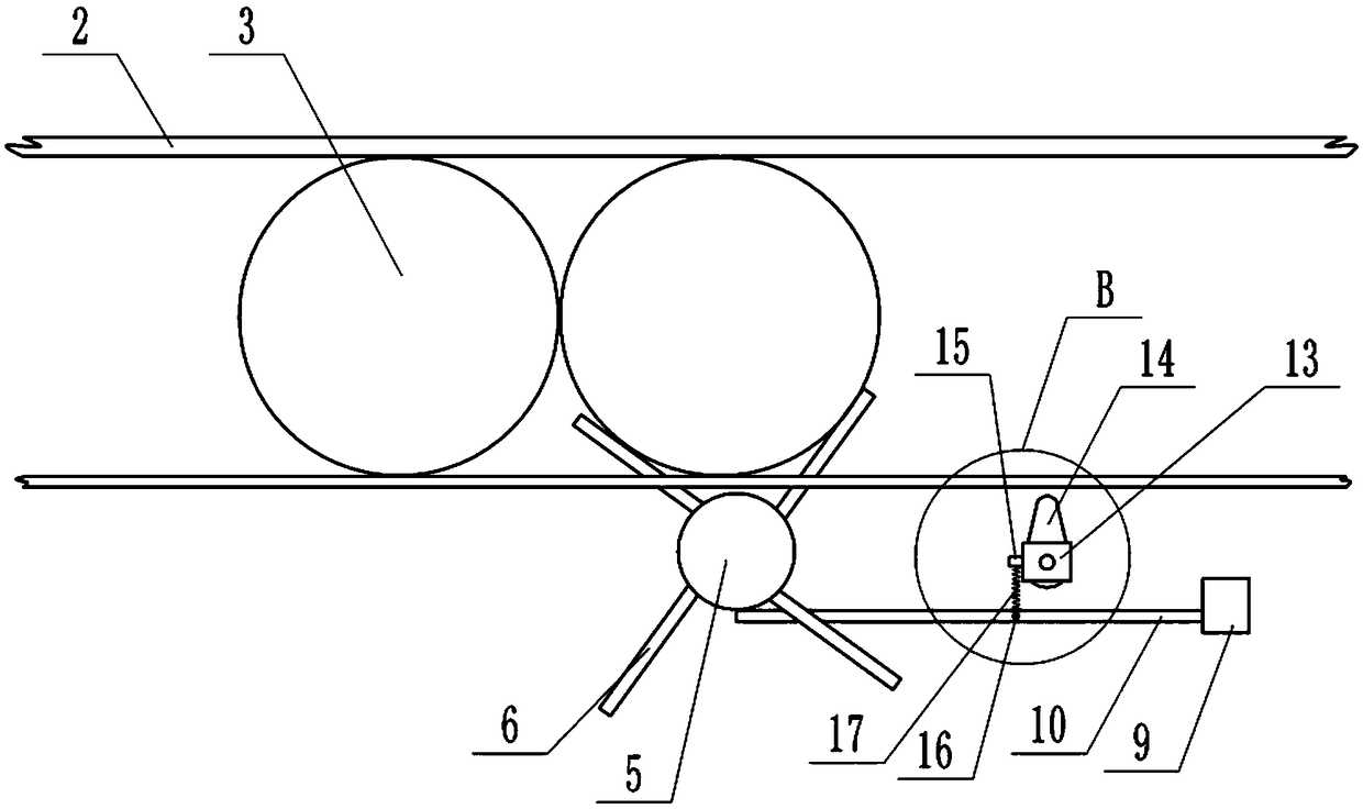 Compound fertilizer processing device for Chinese prickly ash