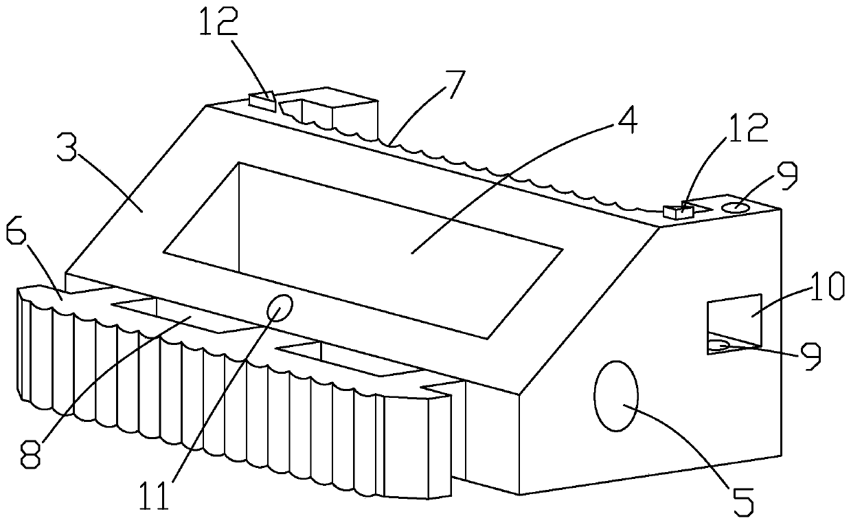 Novel riverway ecological slope protection structure and slope protection method thereof