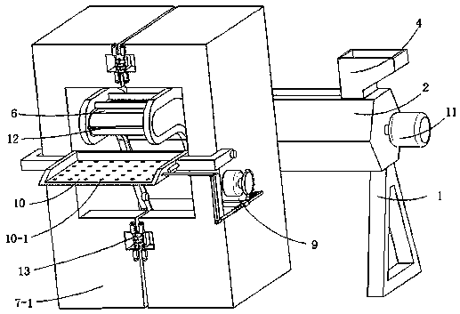 Agricultural grain drying device