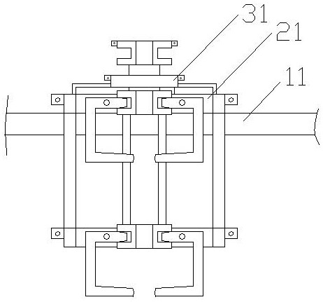 A positioning mold for pre-embedded steel bars