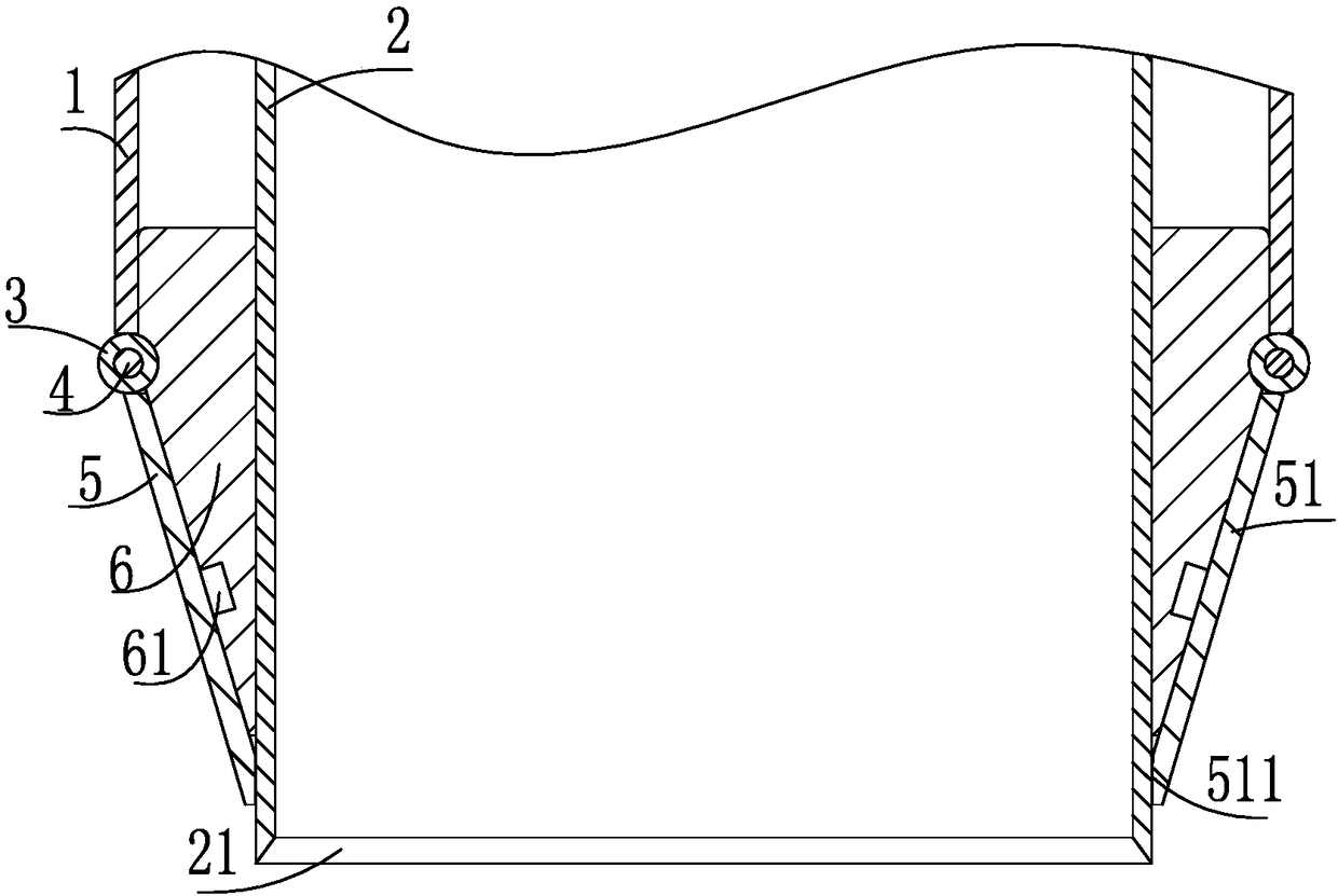 Cast-in-place large pipe pile perforator outer valve and application method thereof