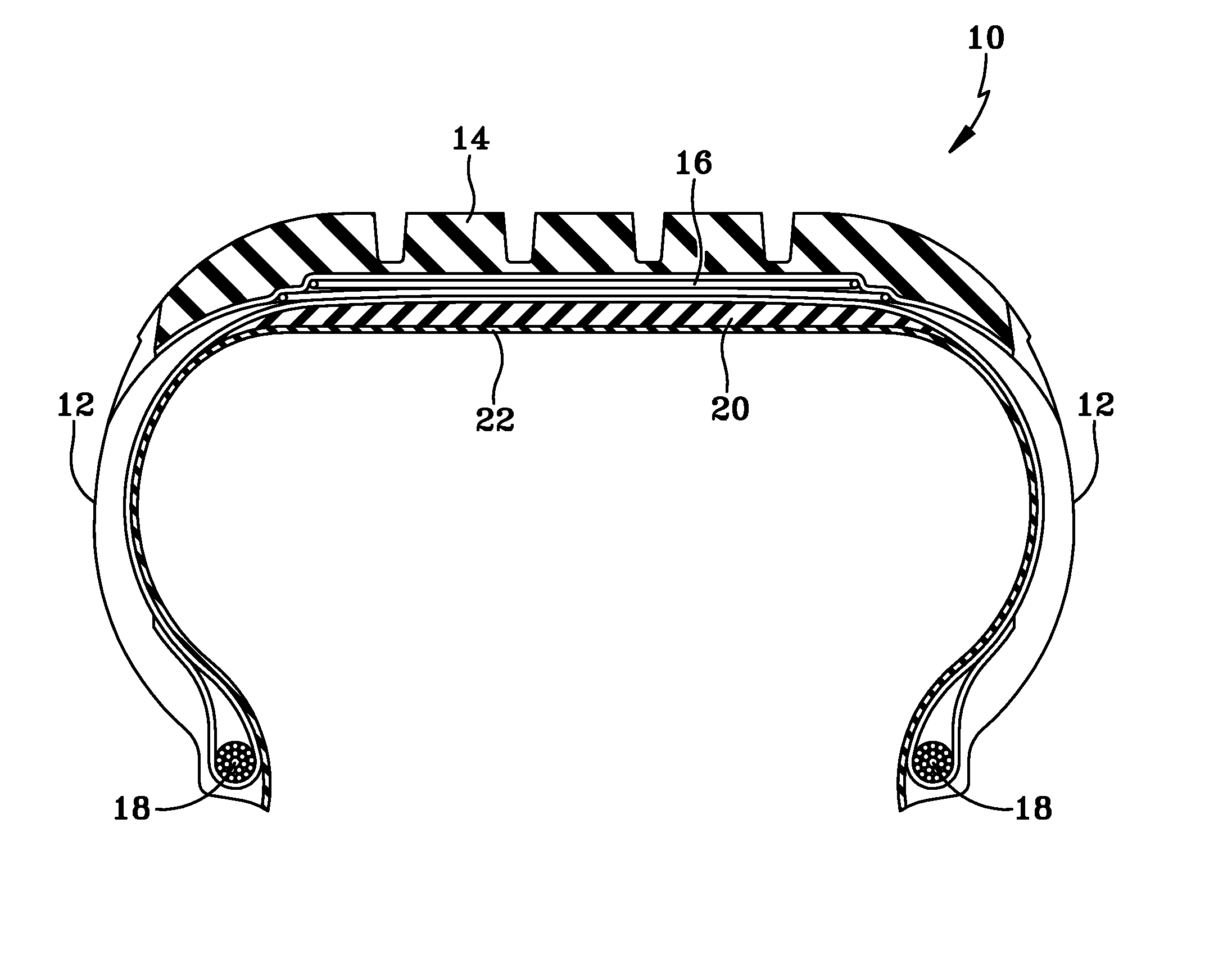 Pneumatic tire having built-in sealant layer and preparation thereof