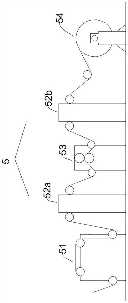 Winding assembly for continuous foaming material