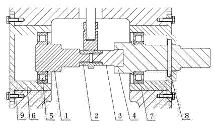 Camshaft arrangement structure of multi-functional gas distribution mechanism test stand