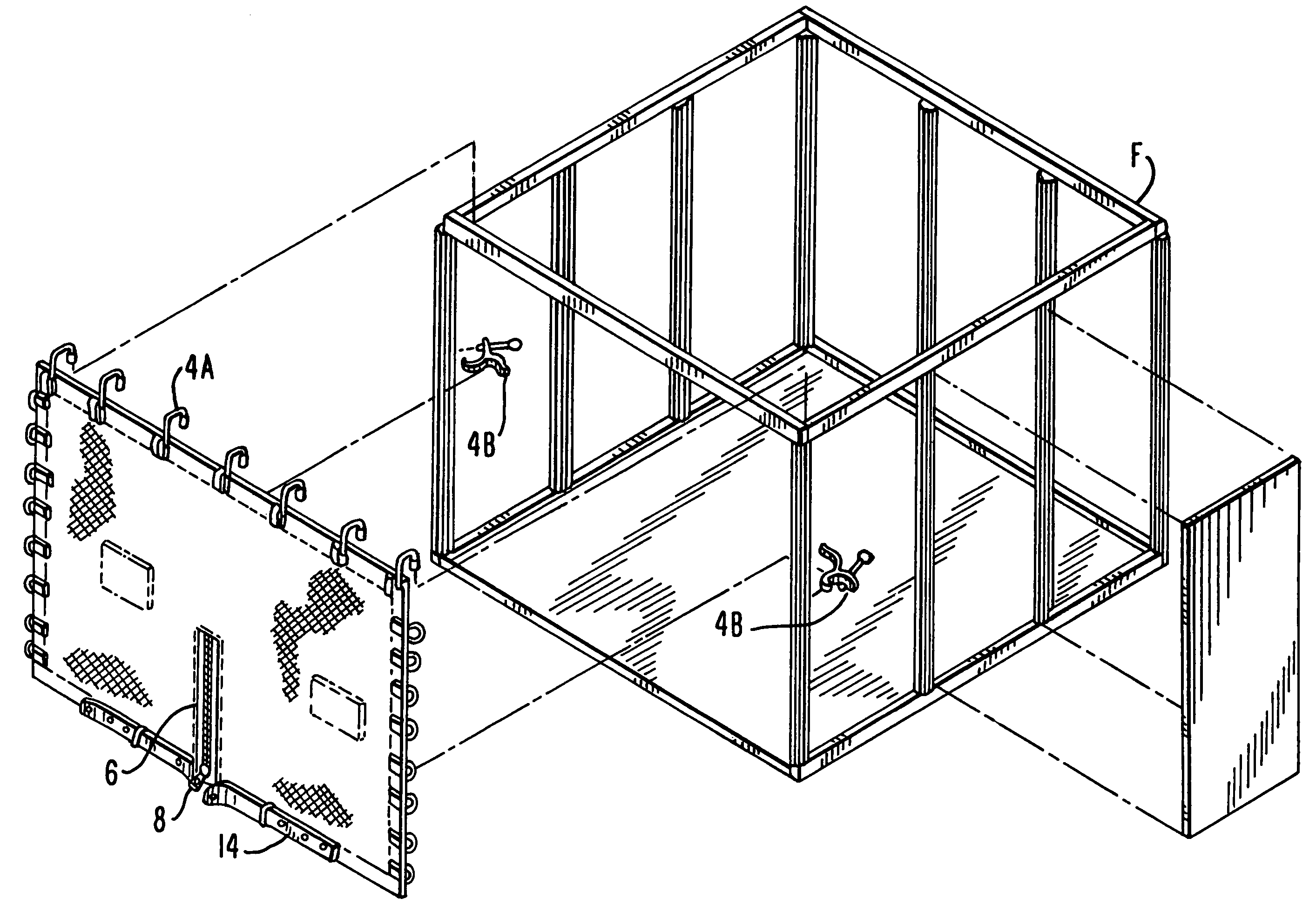 Securable cover apparatus for trade show booths