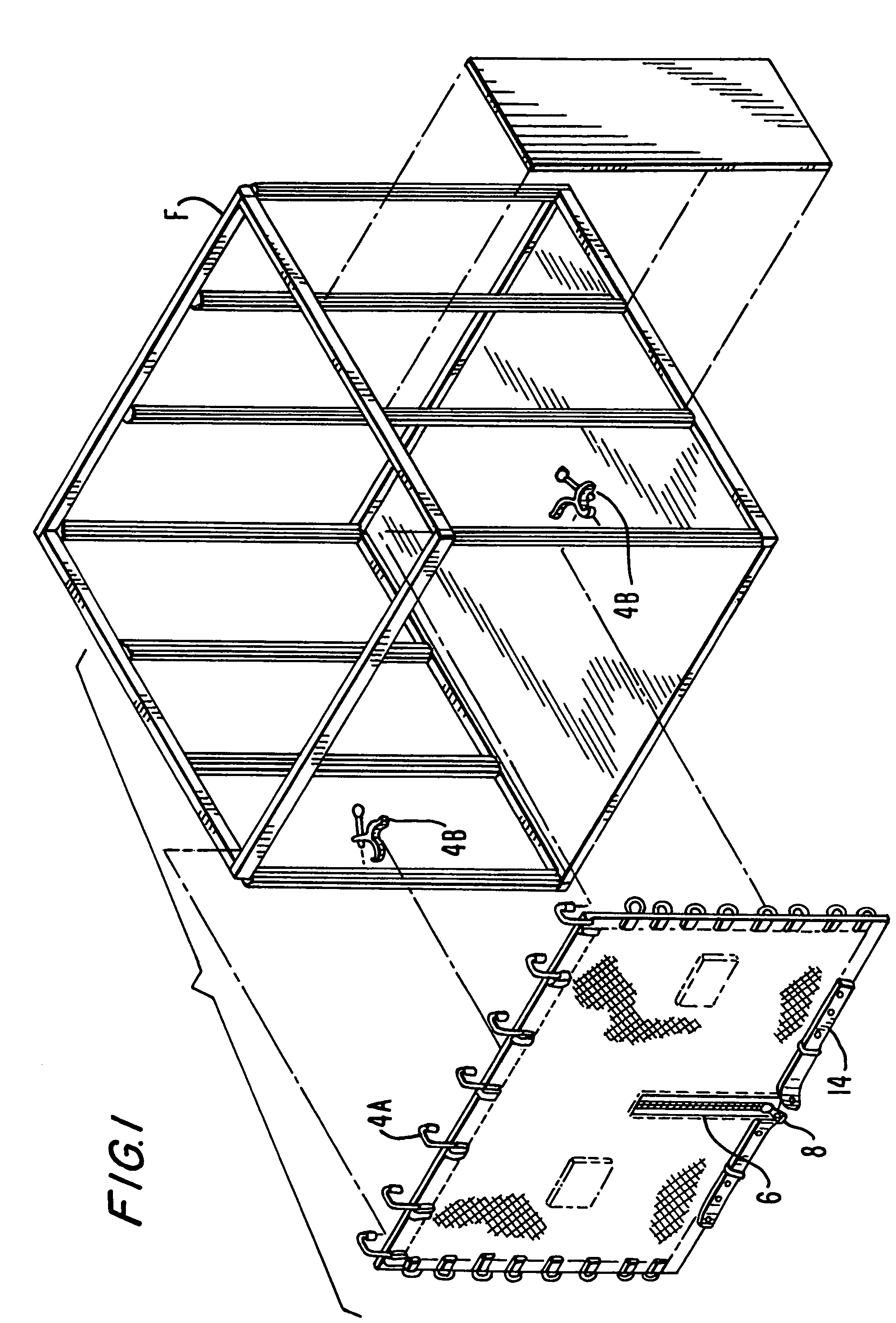 Securable cover apparatus for trade show booths