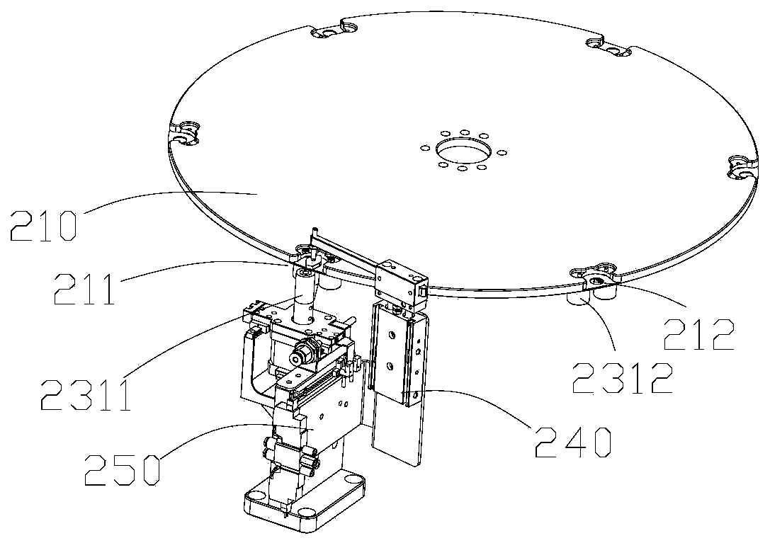 Rotary labeling mechanism and labeling and ink-jet printing machine with same