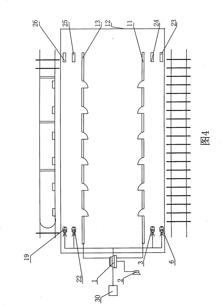 Laser obstacle monitoring control system between shield door and train door on subway station platform